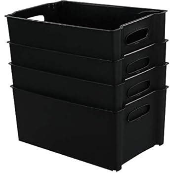 rectangular storage boxes without lids